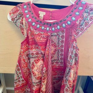 Gorgeous Monsoon UK Girls' Bohemian Top - Size 11